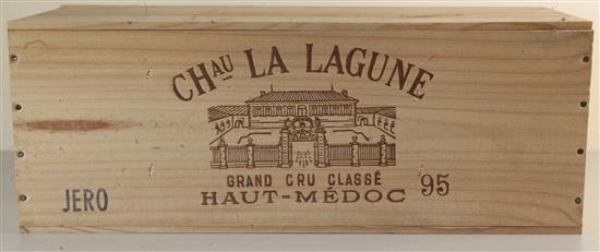 A cased six litre bottle of Chateau La Lagune, Haut Medoc, 1995